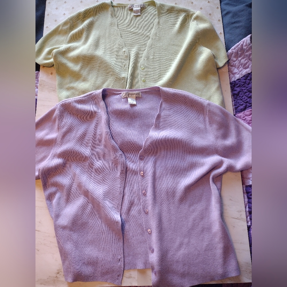 2 Dress Barn Short Cardigans